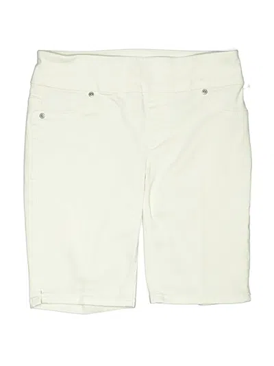 Pre-owned Chico's Khaki Shorts In Ivory