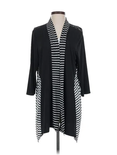 Pre-owned Chico's Kimono In Black