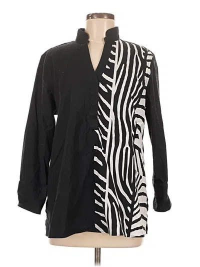 Pre-owned Chico's Kimono In Black