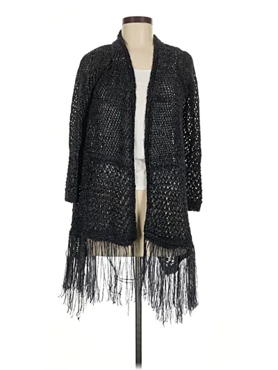 Pre-owned Chico's Kimono In Black