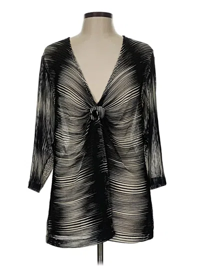 Pre-owned Chico's Kimono In Black