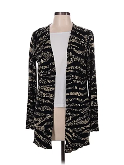 Pre-owned Chico's Kimono In Black