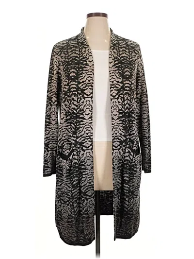 Pre-owned Chico's Kimono In Black