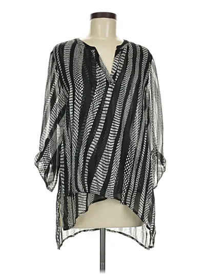 Pre-owned Chico's Kimono In Black