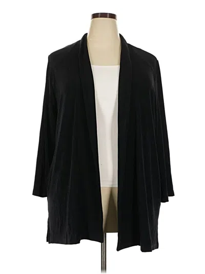 Pre-owned Chico's Kimono In Black