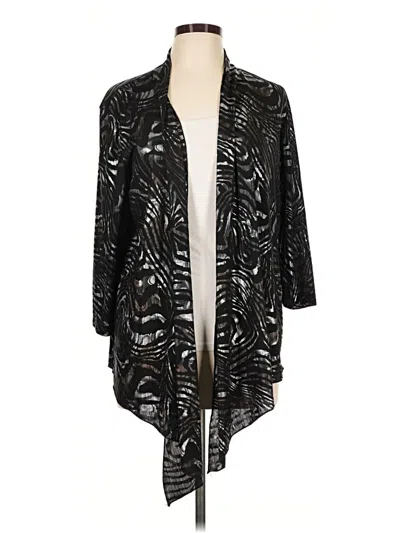 Pre-owned Chico's Kimono In Black
