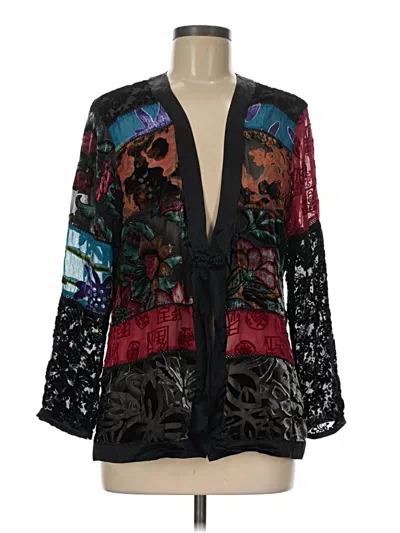 Pre-owned Chico's Kimono In Black