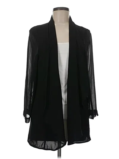 Pre-owned Chico's Kimono In Black