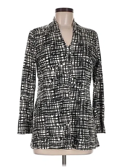 Pre-owned Chico's Kimono In Black