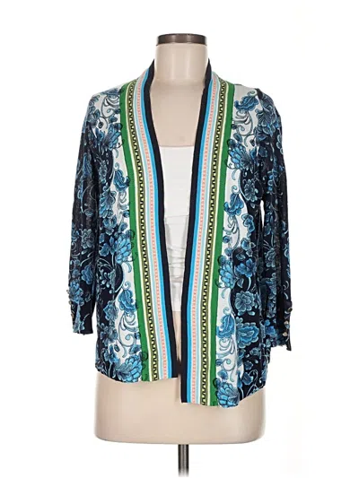 Pre-owned Chico's Kimono In Blue