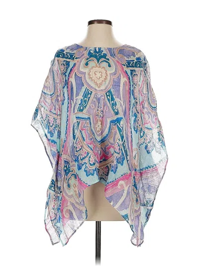Pre-owned Chico's Kimono In Blue