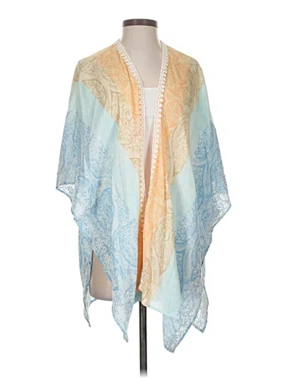 Pre-owned Chico's Kimono In Blue