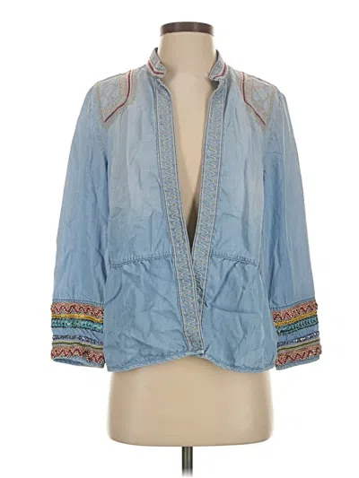 Pre-owned Chico's Kimono In Blue