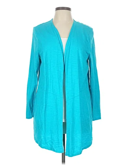 Pre-owned Chico's Kimono In Blue