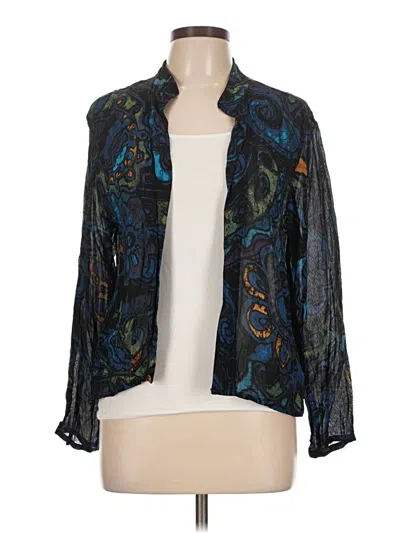 Pre-owned Chico's Kimono In Blue