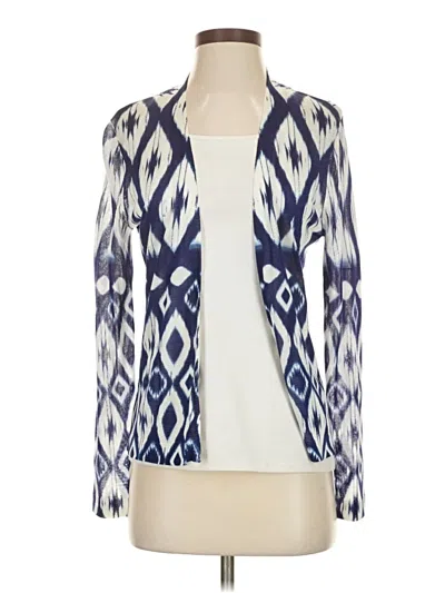 Pre-owned Chico's Kimono In Blue