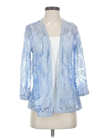 Pre-owned Chico's Kimono In Blue