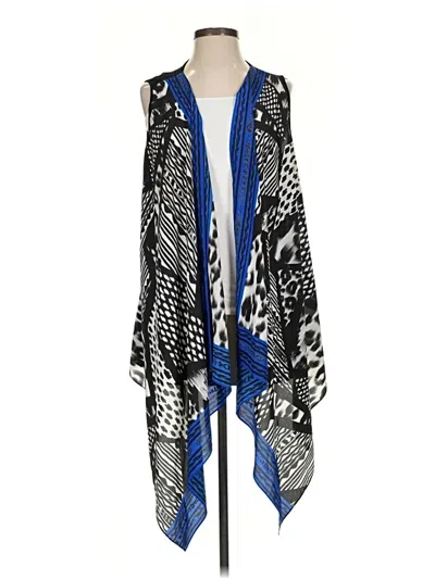 Pre-owned Chico's Kimono In Blue