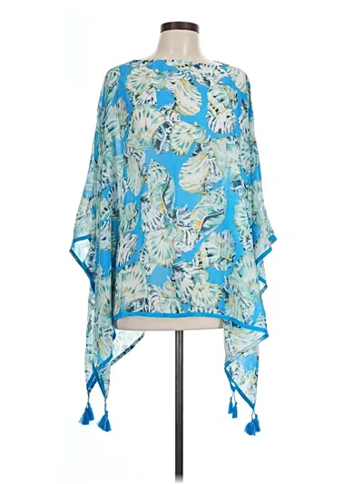 Pre-owned Chico's Kimono In Blue