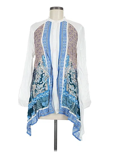 Pre-owned Chico's Kimono In Blue