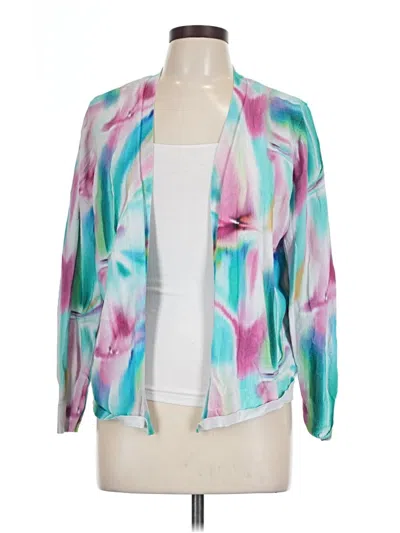 Pre-owned Chico's Kimono In Blue