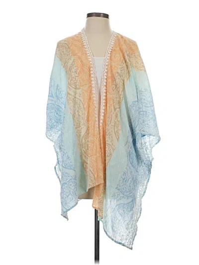 Pre-owned Chico's Kimono In Blue