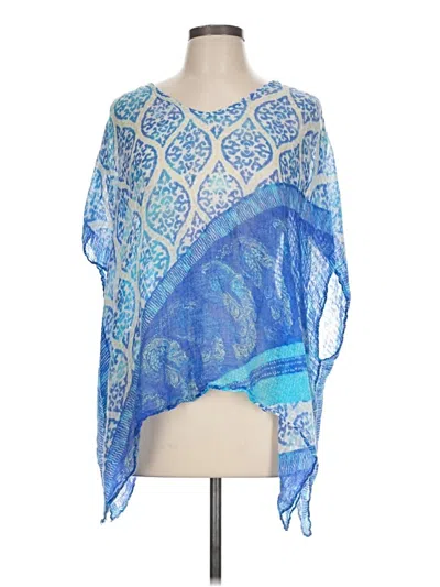 Pre-owned Chico's Kimono In Blue