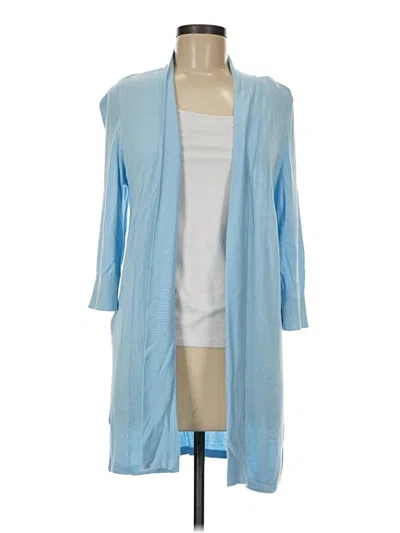Pre-owned Chico's Kimono In Blue
