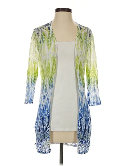 Pre-owned Chico's Kimono In Blue
