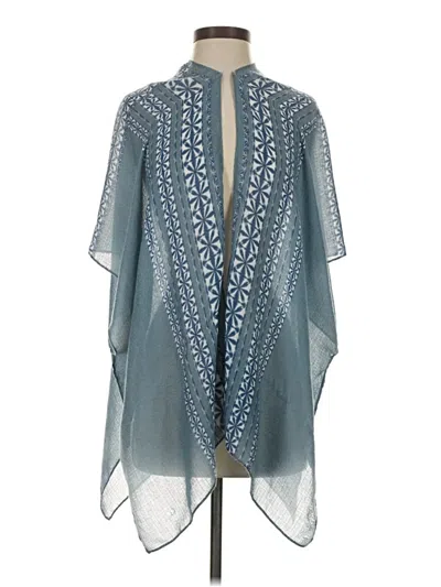 Pre-owned Chico's Kimono In Blue