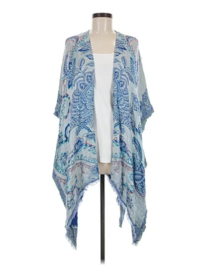 Pre-owned Chico's Kimono In Blue
