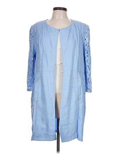 Pre-owned Chico's Kimono In Blue