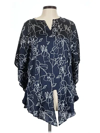 Pre-owned Chico's Kimono In Blue