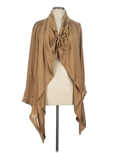 Pre-owned Chico's Kimono In Brown