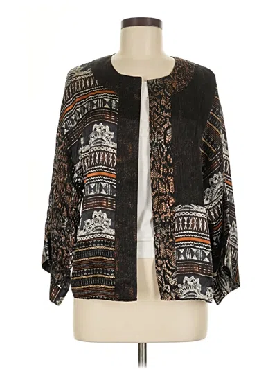 Pre-owned Chico's Kimono In Brown