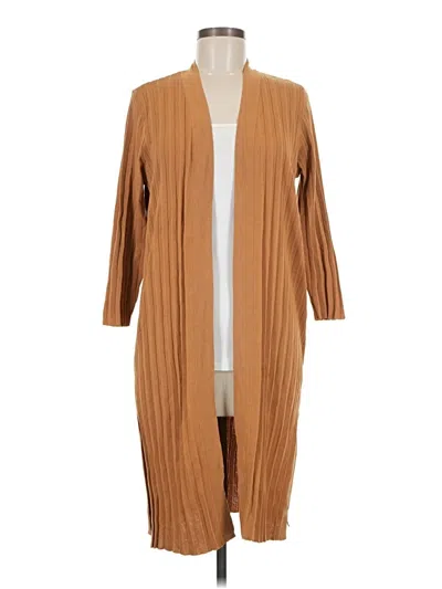Pre-owned Chico's Kimono In Brown