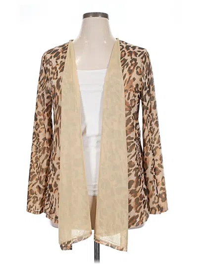 Pre-owned Chico's Kimono In Brown