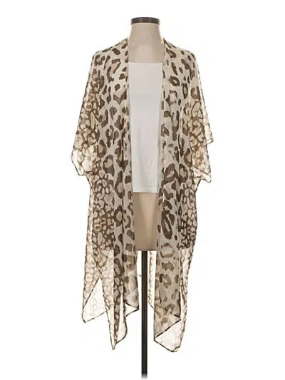 Pre-owned Chico's Kimono In Brown