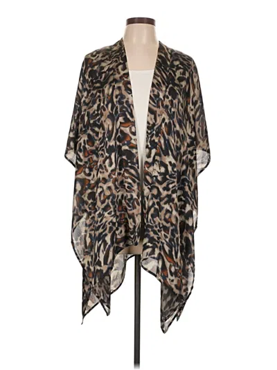 Pre-owned Chico's Kimono In Brown