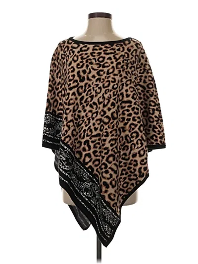 Pre-owned Chico's Kimono In Brown