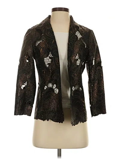 Pre-owned Chico's Kimono In Brown