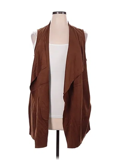 Pre-owned Chico's Kimono In Brown