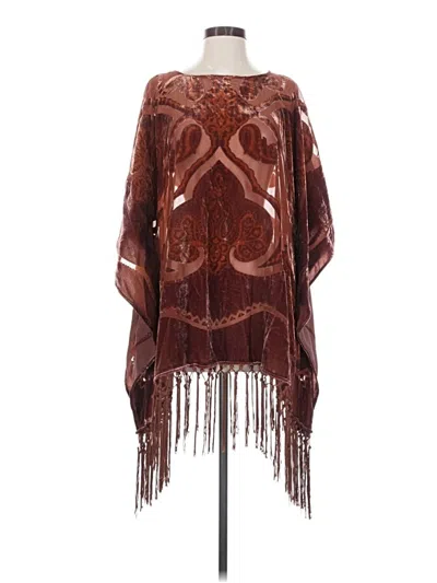Pre-owned Chico's Kimono In Brown
