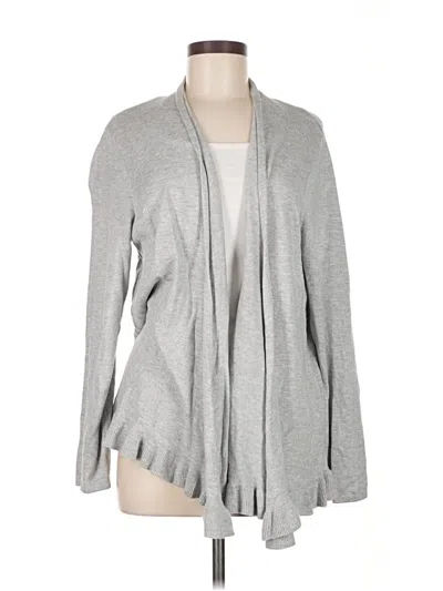 Pre-owned Chico's Kimono In Gray