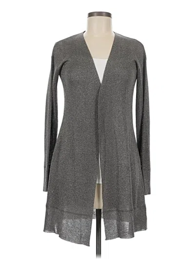 Pre-owned Chico's Kimono In Gray