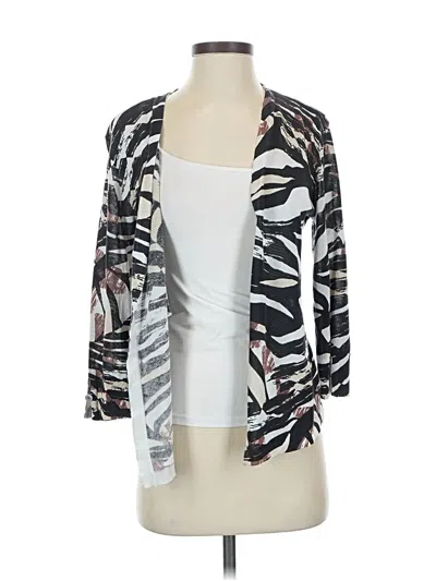 Pre-owned Chico's Kimono In Gray