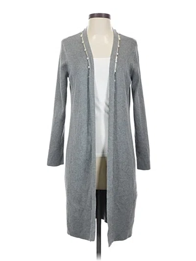Pre-owned Chico's Kimono In Gray