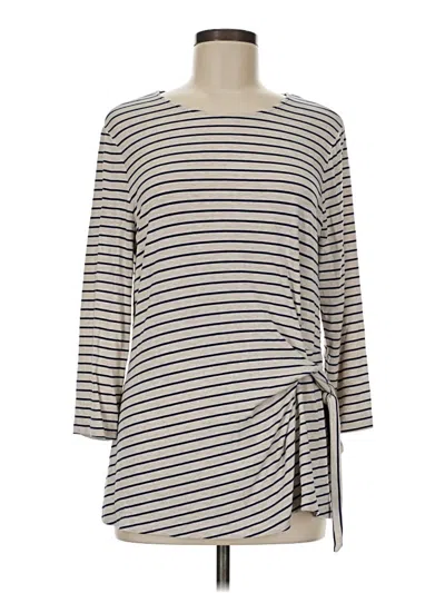 Pre-owned Chico's Kimono In Gray