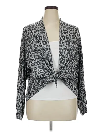 Pre-owned Chico's Kimono In Gray