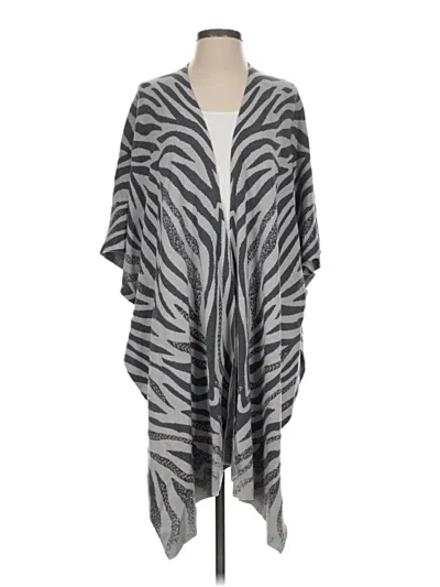 Pre-owned Chico's Kimono In Gray